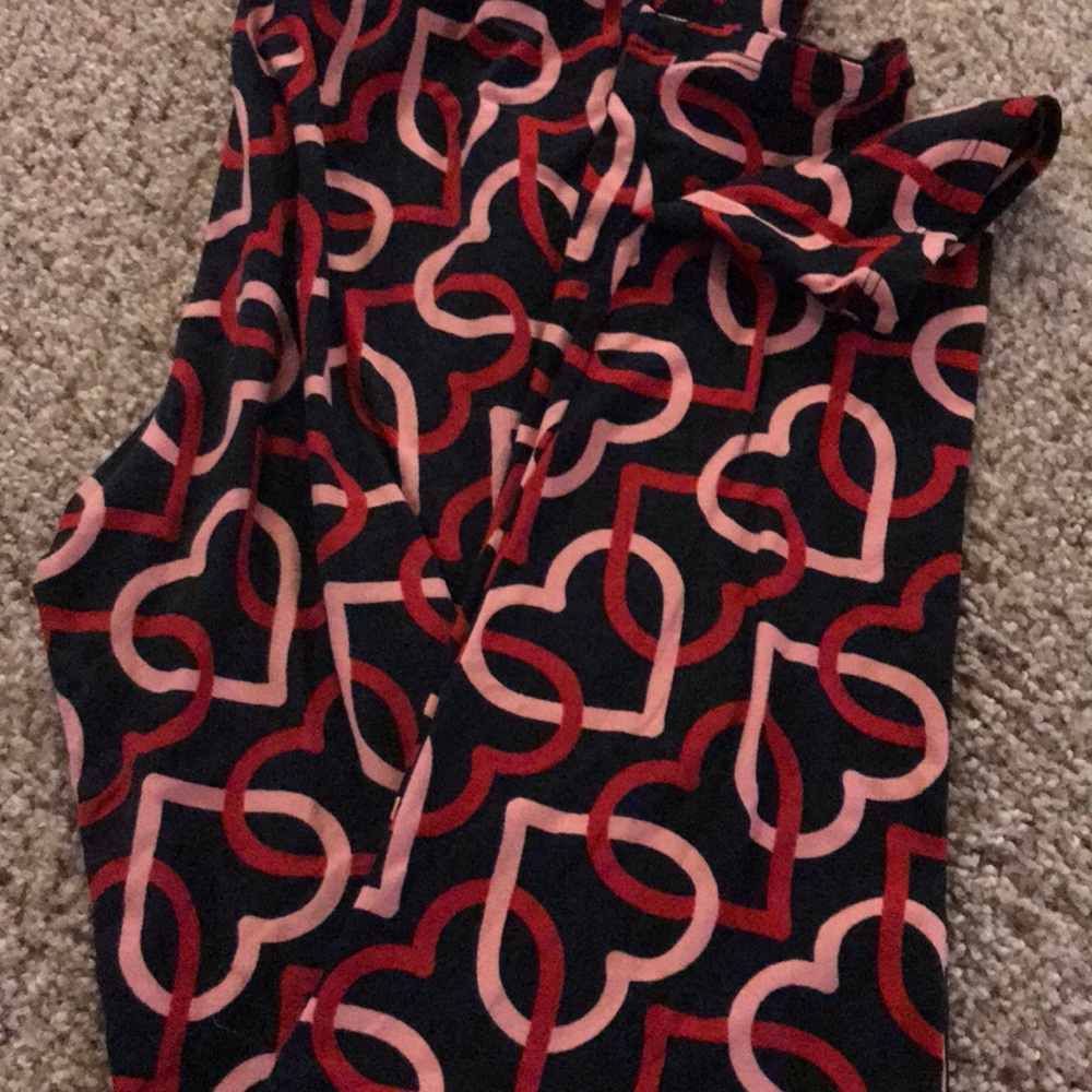 Valentines Hearts LulaRoe Leggings TC